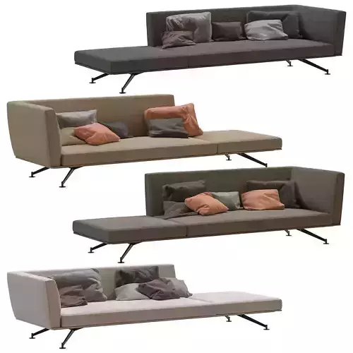 Lema Neil Sofas pack 2 by Francesco Rota 3D model