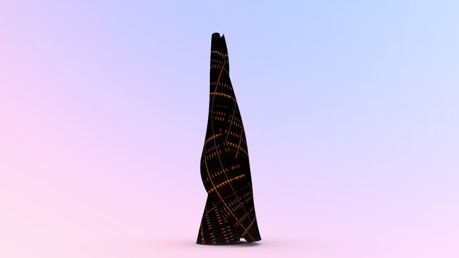 Sci Fi Tower 3D model_5