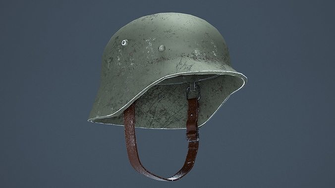 German WW2 M35 Helmet Low-poly 3D model