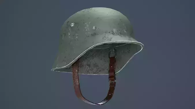 German WW2 M35 Helmet Low-poly 3D model