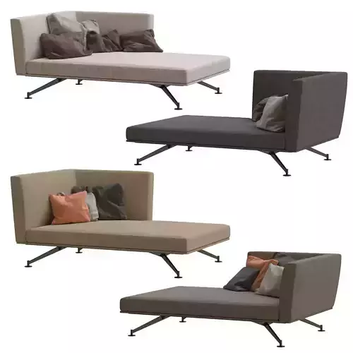 Lema Neil Sofas pack 3 by Francesco Rota 3D model