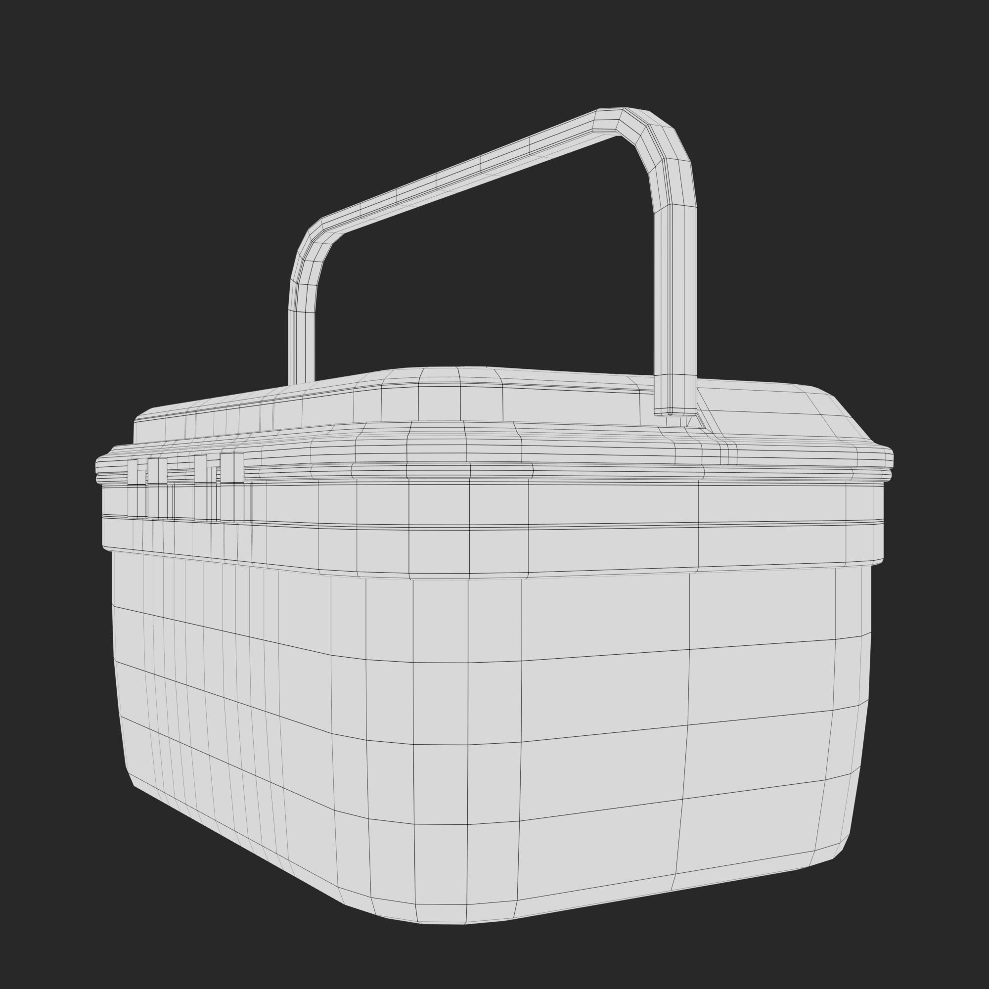 First Aid Box Low-poly 3D model_33