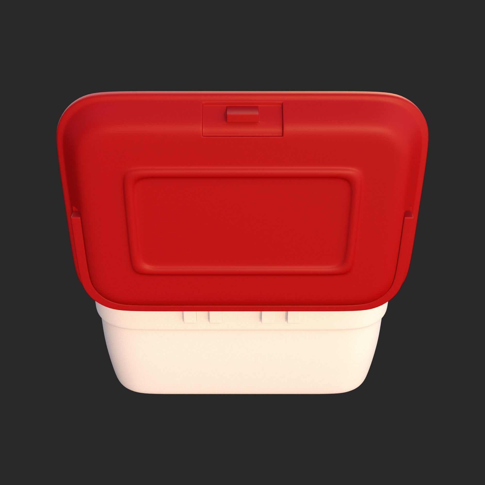 First Aid Box Low-poly 3D model_4