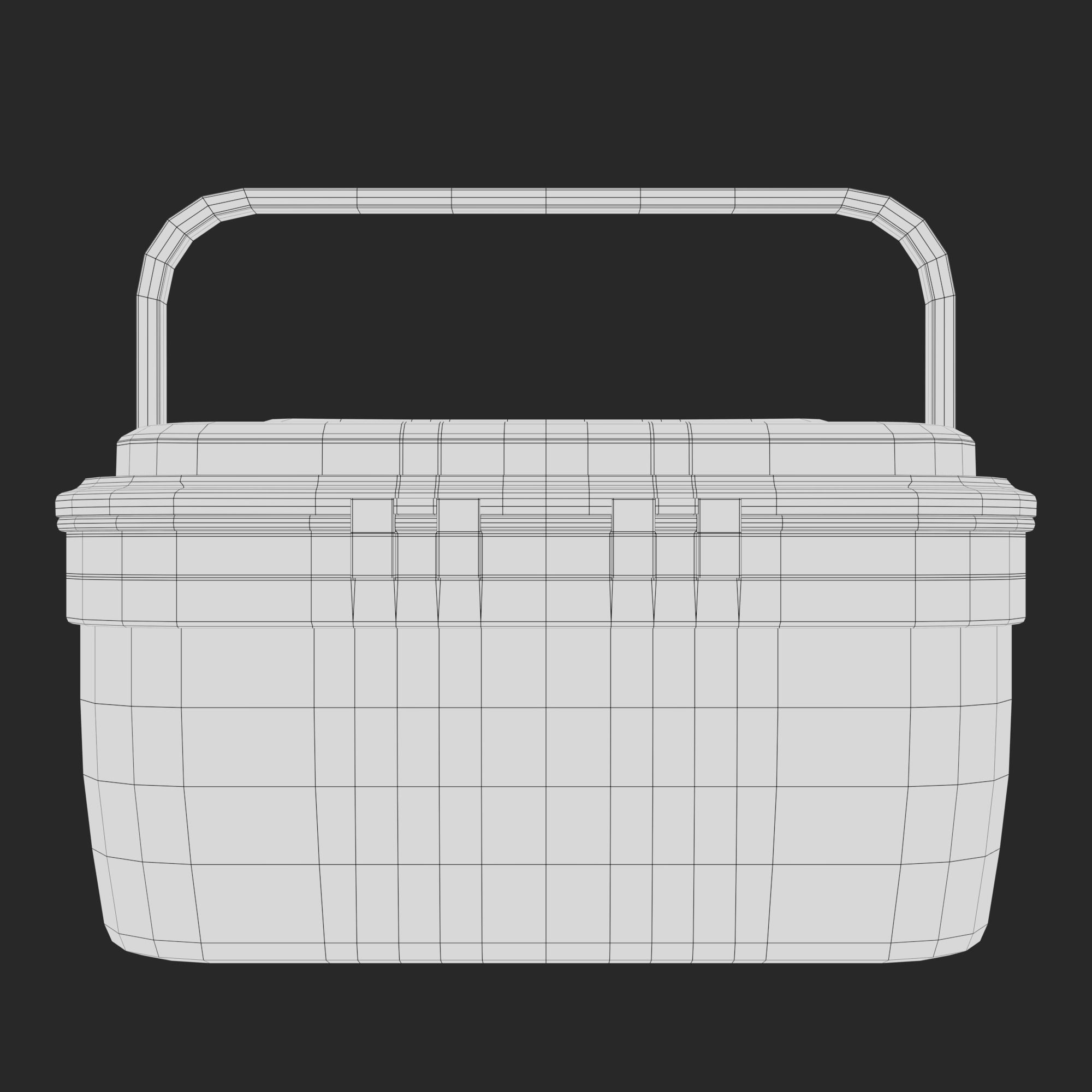 First Aid Box Low-poly 3D model_34