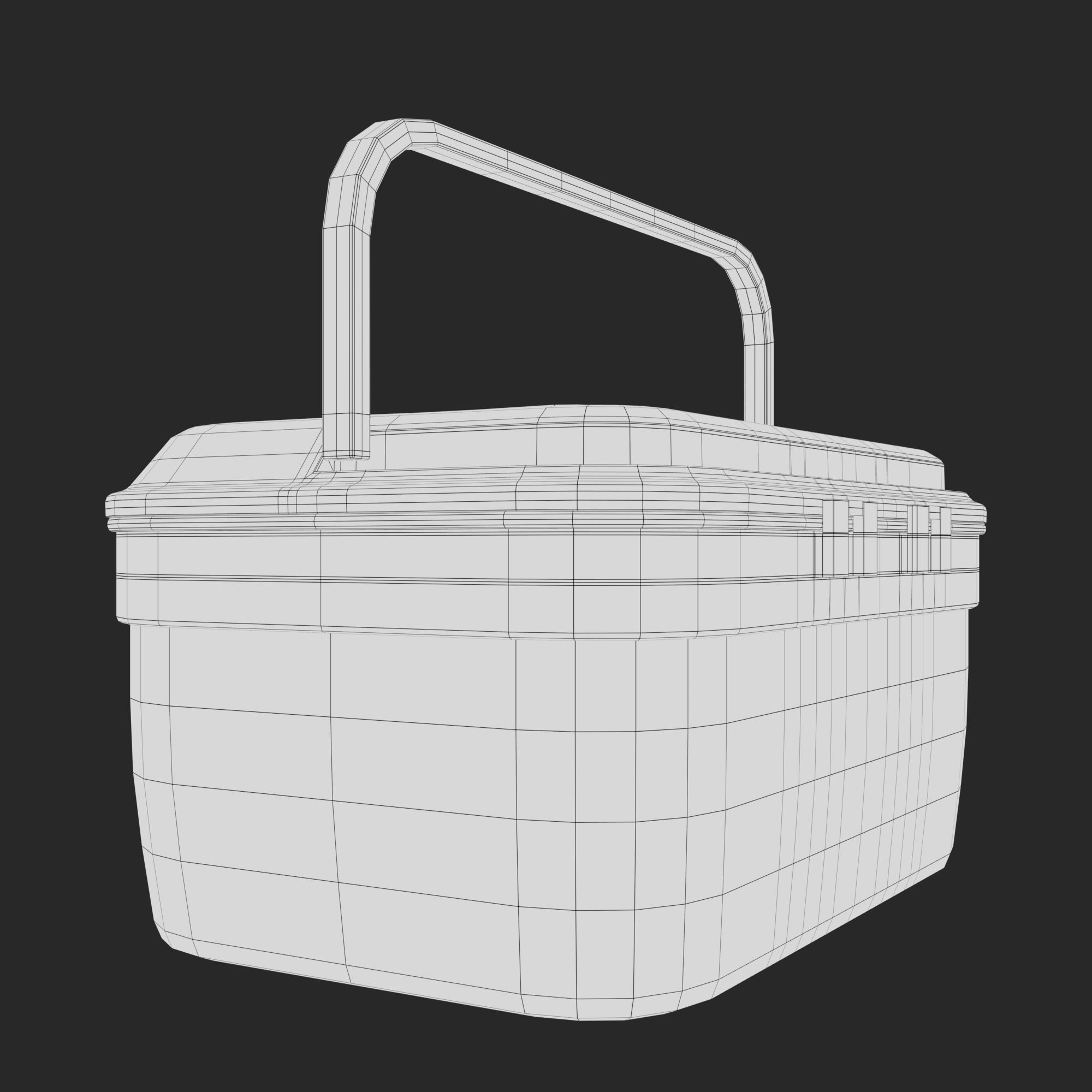 First Aid Box Low-poly 3D model_35