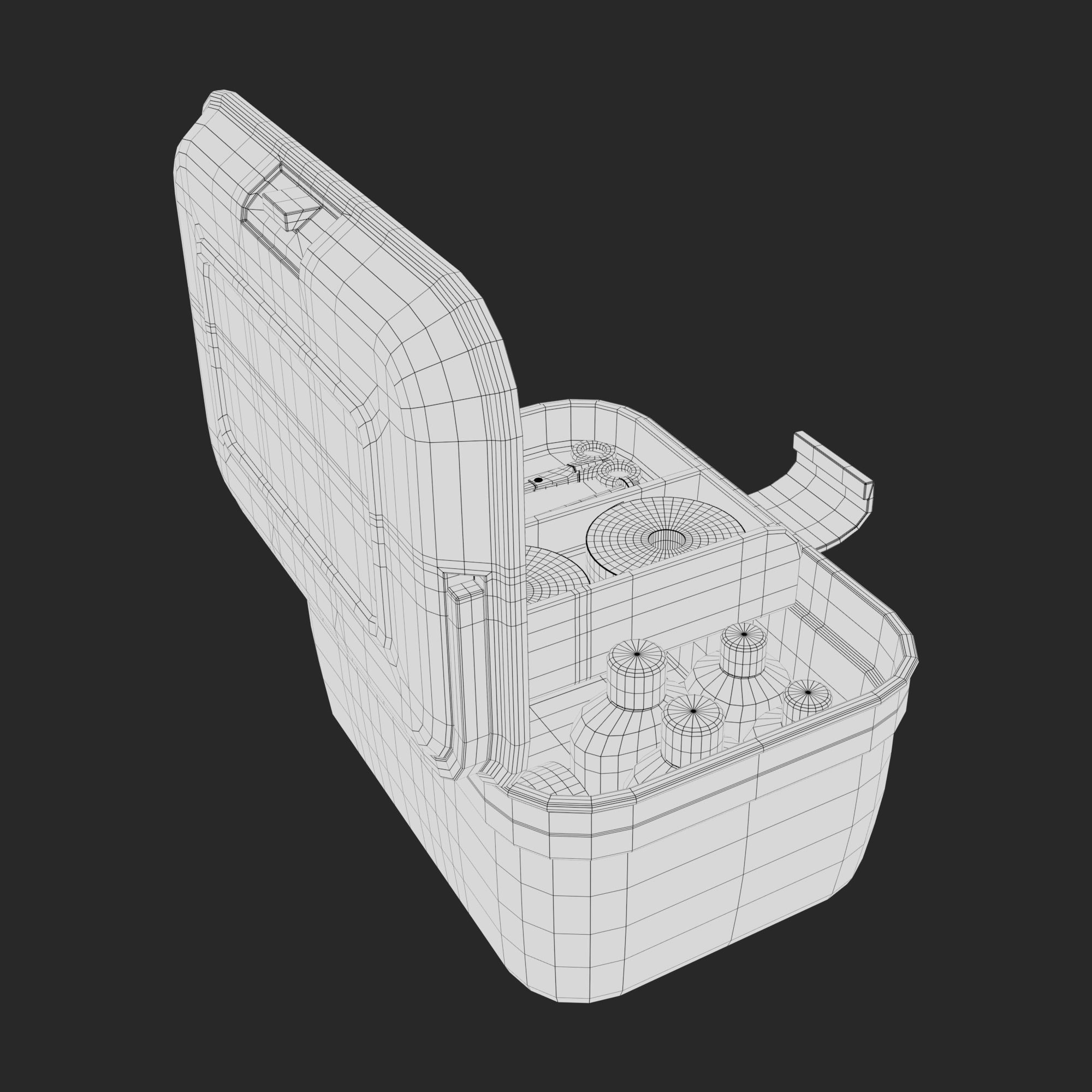 First Aid Box Low-poly 3D model_21