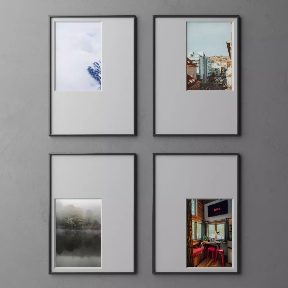 frame3 2x2 vert out of center-29 3D model_0