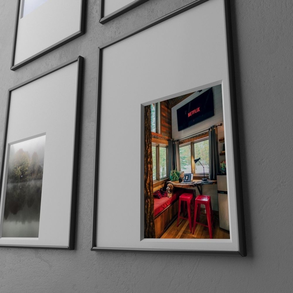 frame3 2x2 vert out of center-29 3D model_2