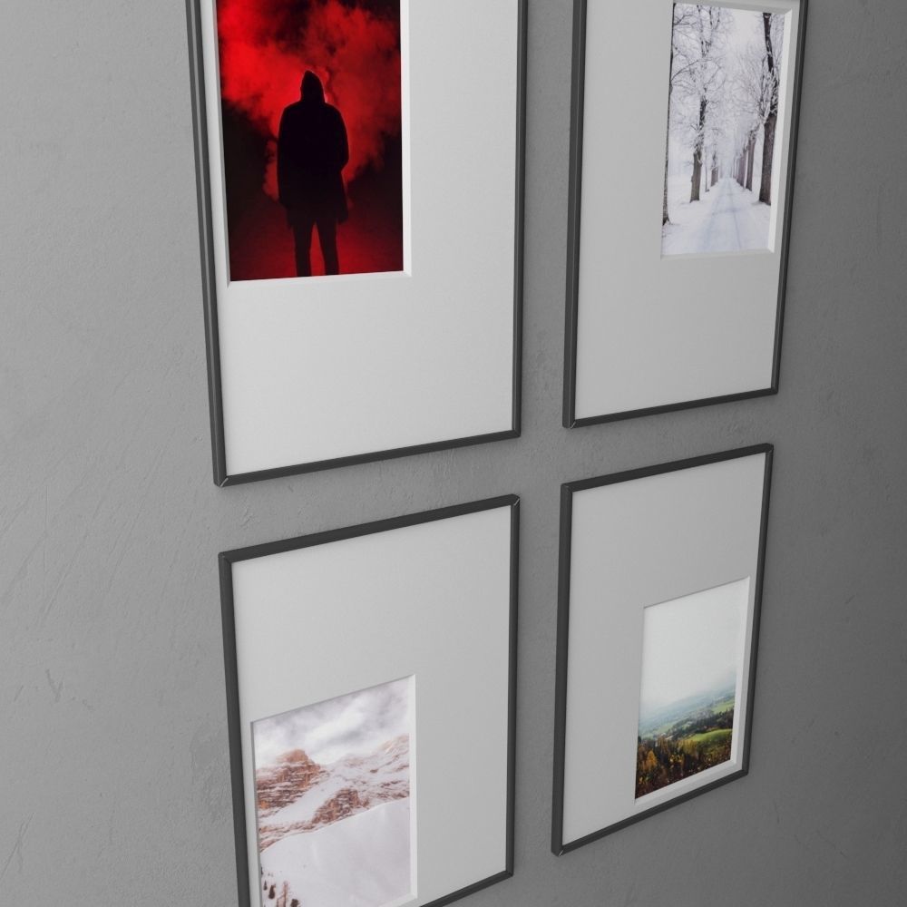 frame3 2x2 vert out of center-30 3D model_1