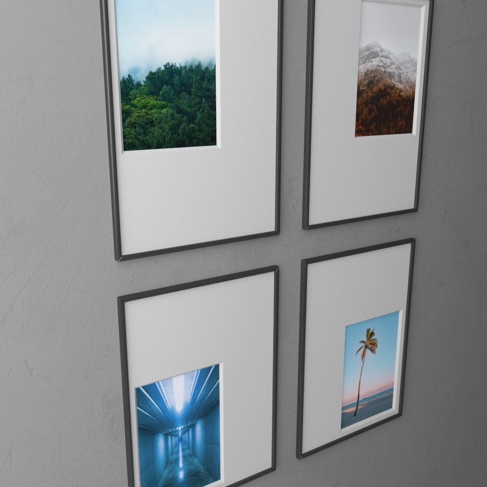 frame3 2x2 vert out of center-32 3D model_1