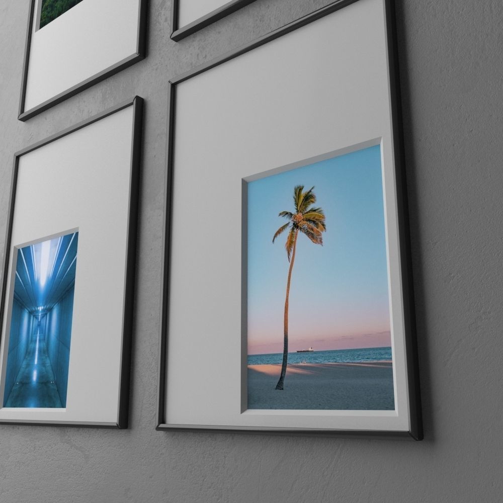 frame3 2x2 vert out of center-32 3D model_2