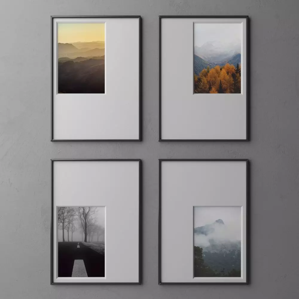 frame3 2x2 vert out of center-33 3D model_0