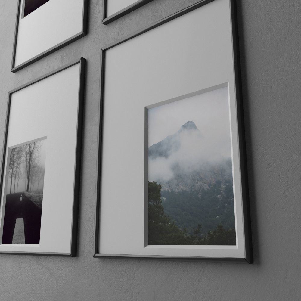 frame3 2x2 vert out of center-33 3D model_2