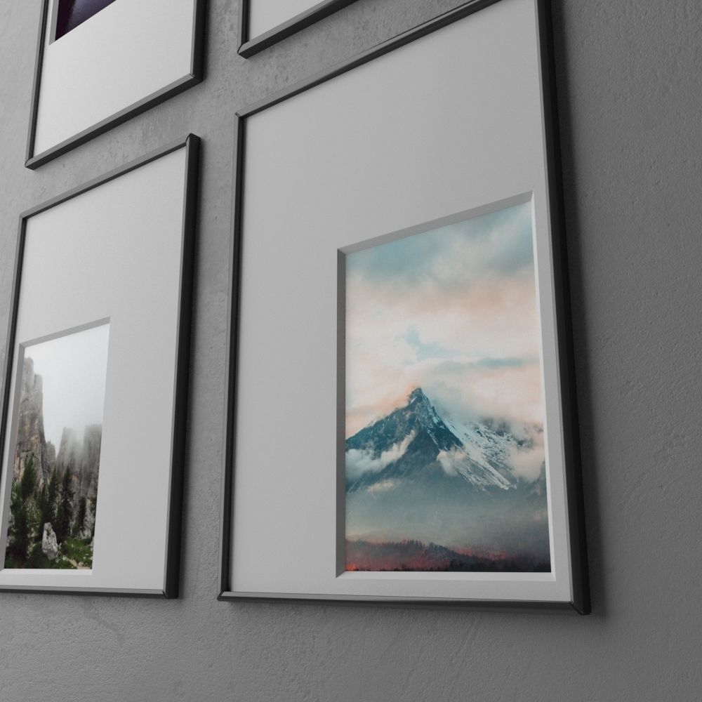 frame3 2x2 vert out of center-37 3D model_2