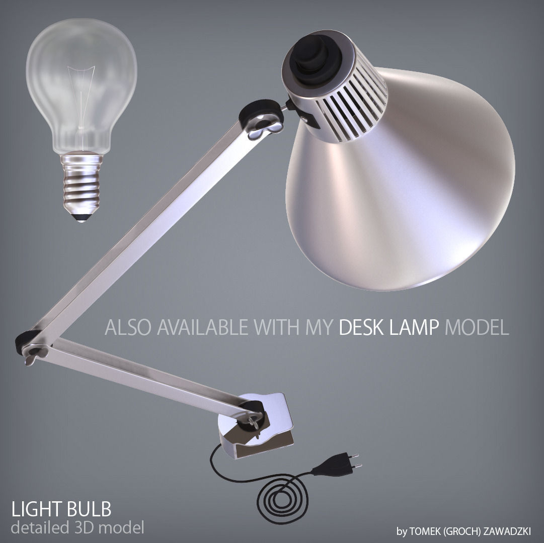 Detailed Light Bulb 3D model_4