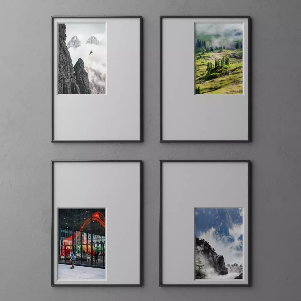 frame3 2x2 vert out of center-38 3D model_0