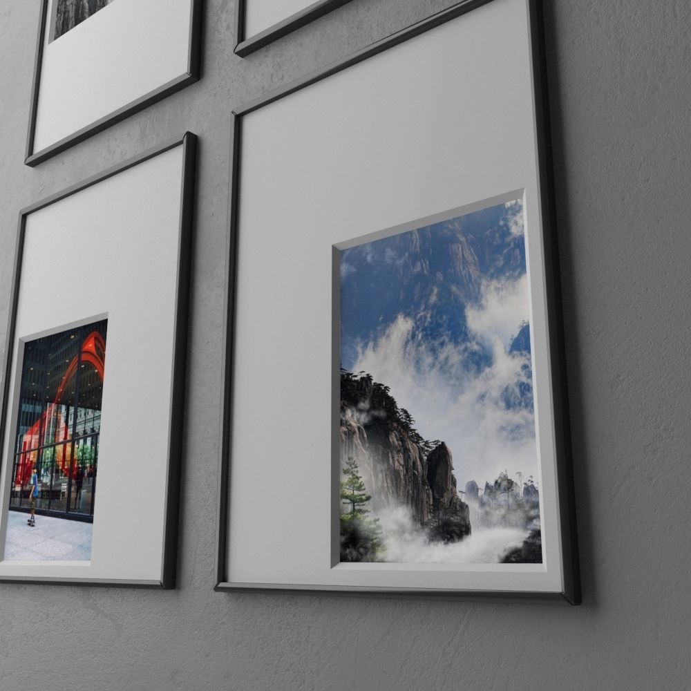 frame3 2x2 vert out of center-38 3D model_2