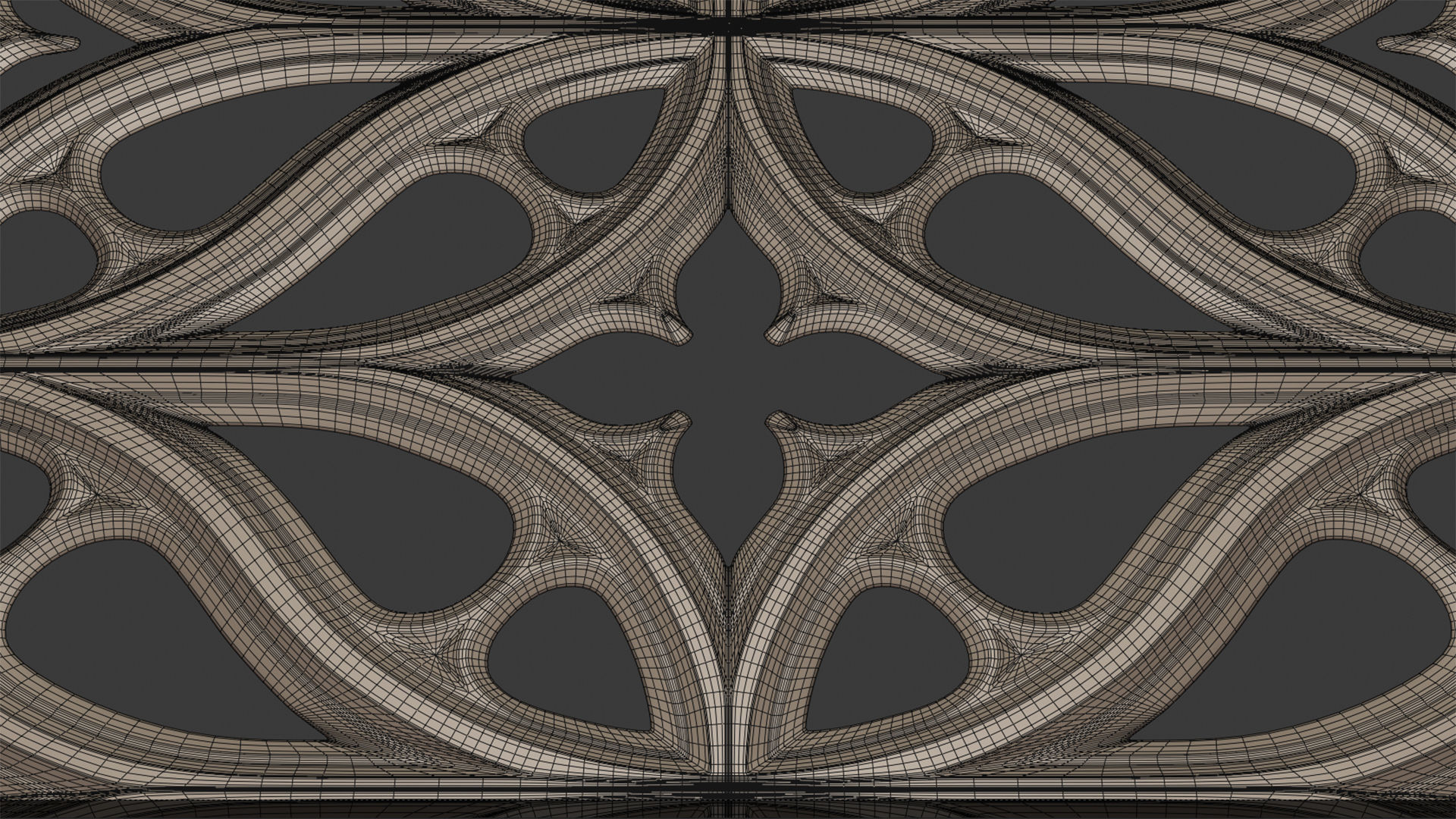Paneling belonging to Carlisle Cathedral 1842 Vol1 3D Model Collection_31