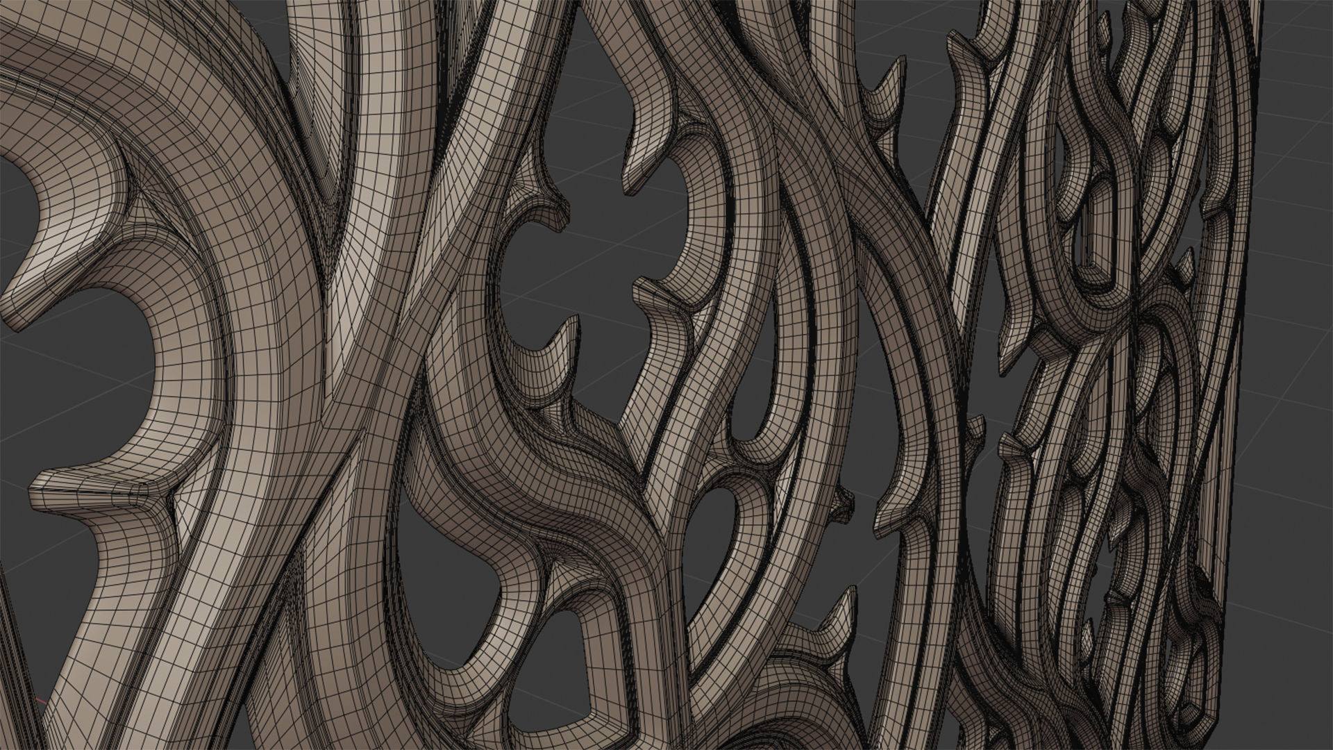 Paneling belonging to Carlisle Cathedral 1842 Vol1 3D Model Collection_19