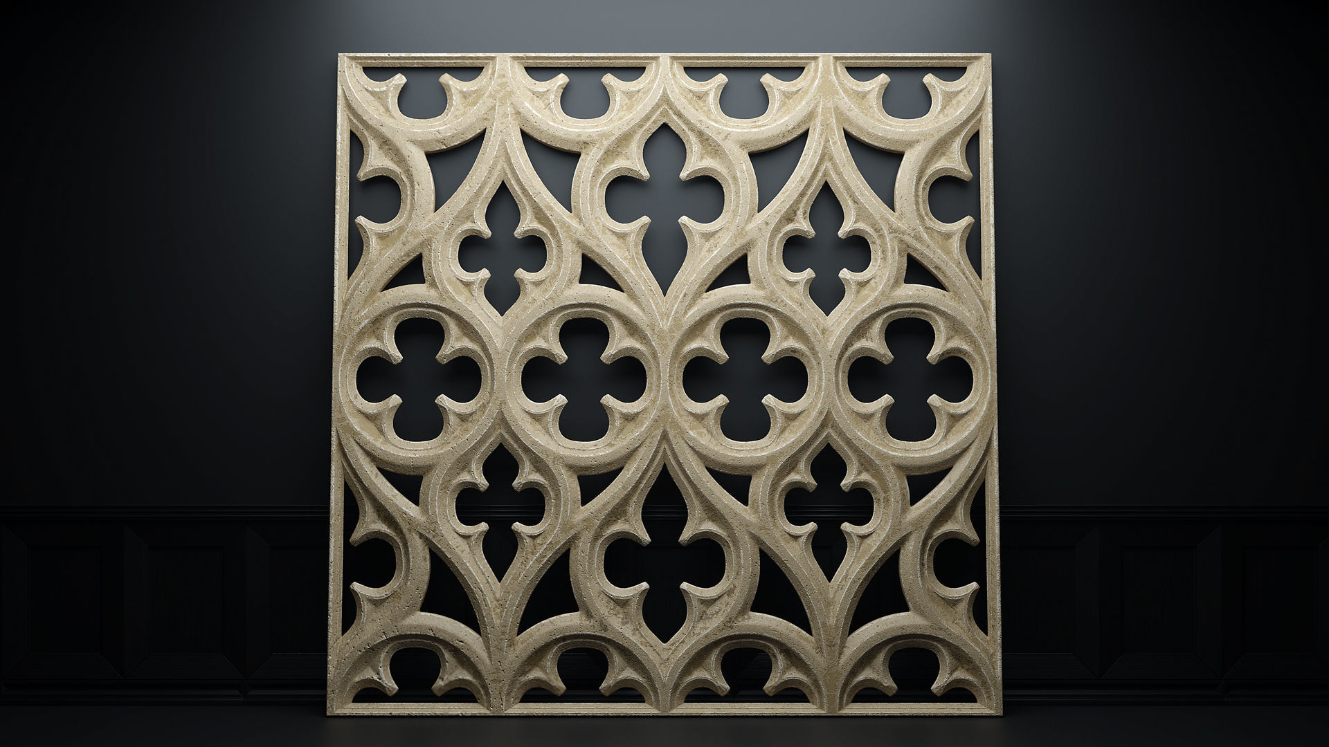 Paneling belonging to Carlisle Cathedral 1842 Vol1 3D Model Collection_12