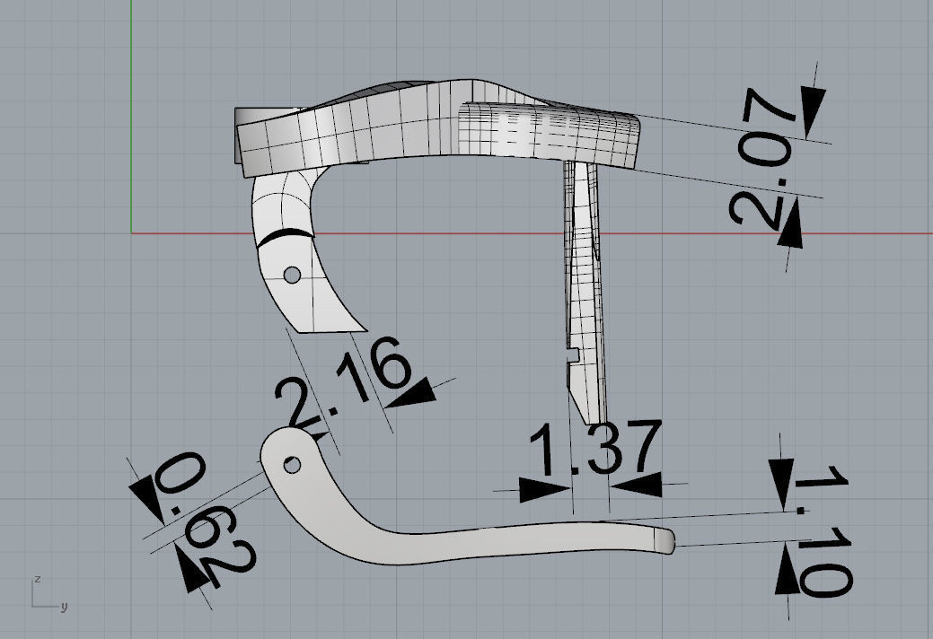 Earrings Berry Cherry  3D print model_6