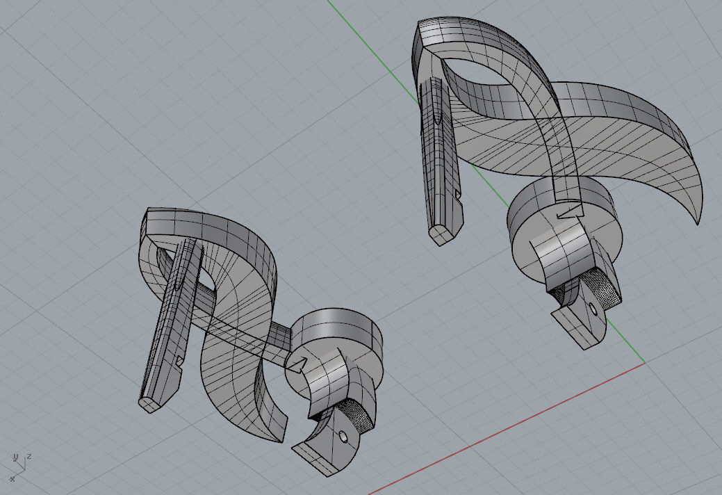 Earrings Berry Cherry  3D print model_5