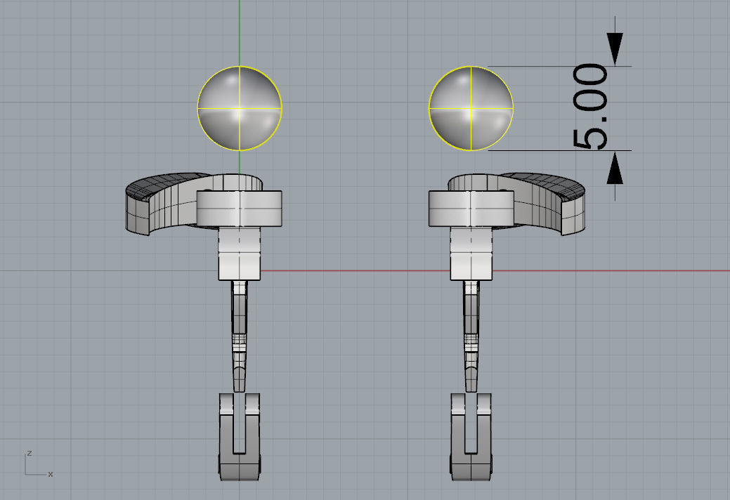 Earrings Berry Cherry  3D print model_8