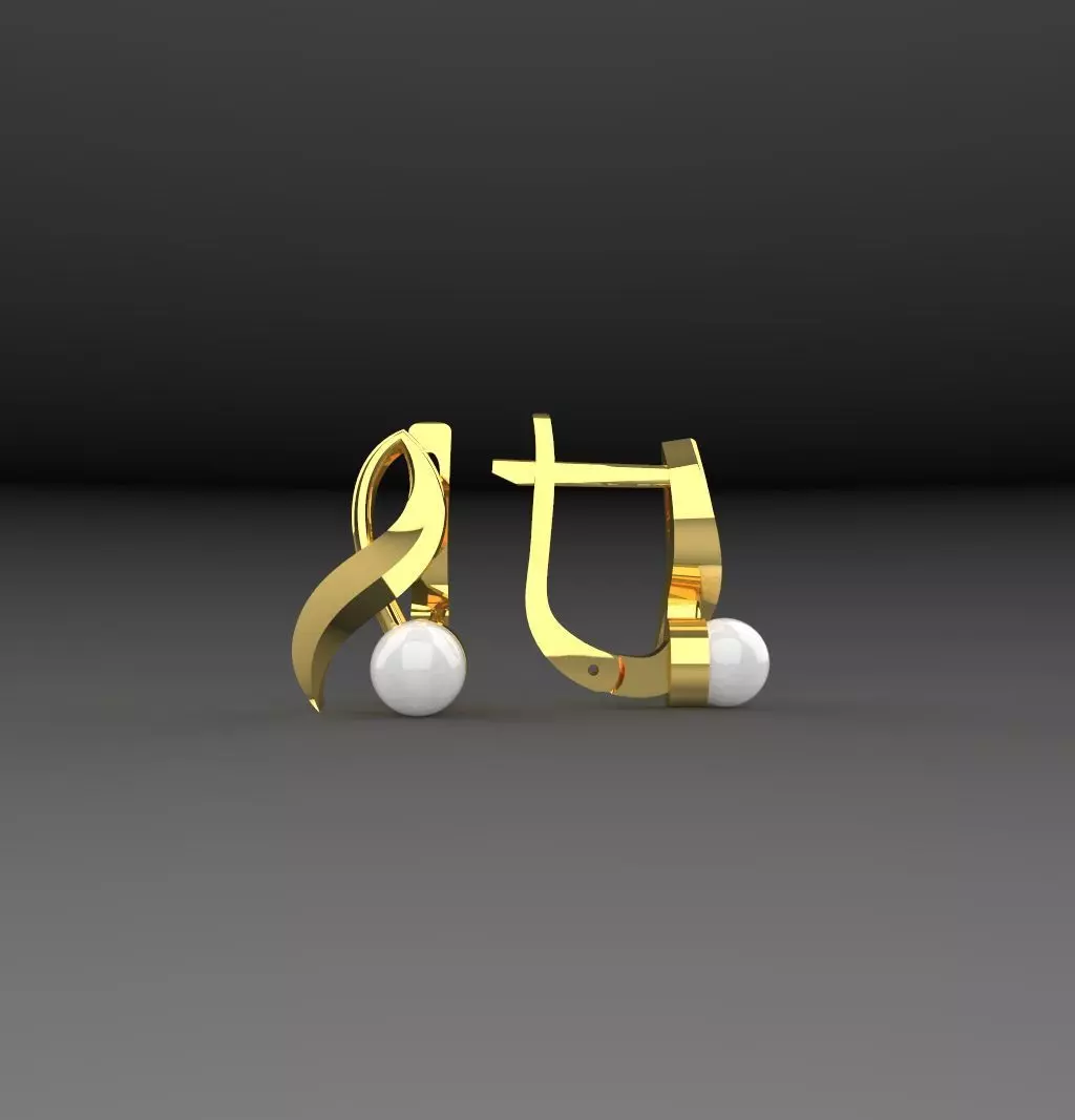 Earrings Berry Cherry  3D print model_0