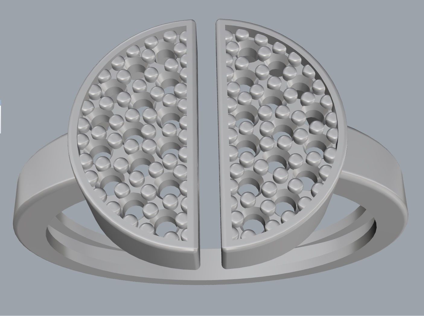 Minimal Fashion Ring 3D print model_7