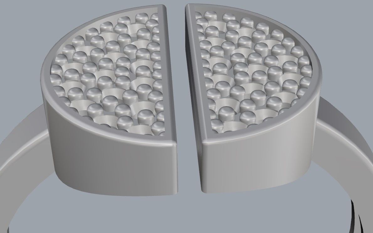 Minimal Fashion Ring 3D print model_6