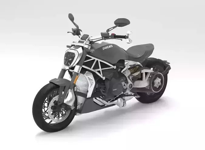 Motorcycle Ducati XDiavel S 2016 3D Model