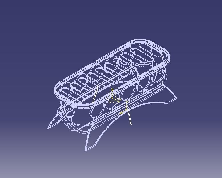 Food Feeder for Quail Baby 3D print model_4