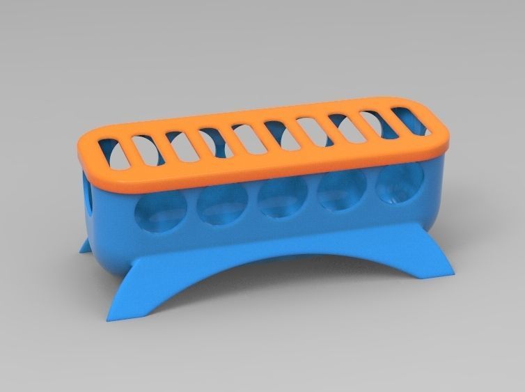 Food Feeder for Quail Baby 3D print model_16