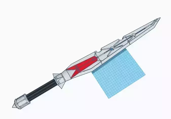 Beast Morphers Dark Buster Blaze Sword