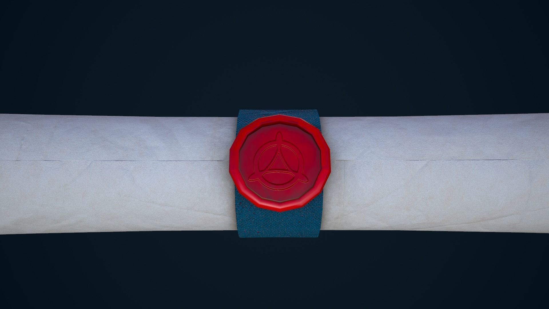 Scroll Low-poly 3D model_18