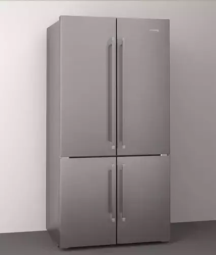 smeg fq60xp1 refrigerator 3d model