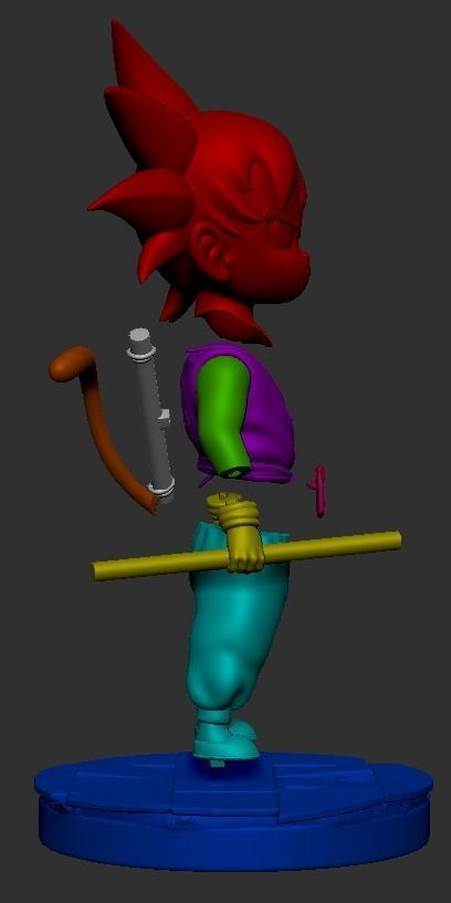 Goku by Dragon Ball Z 3D print model_9