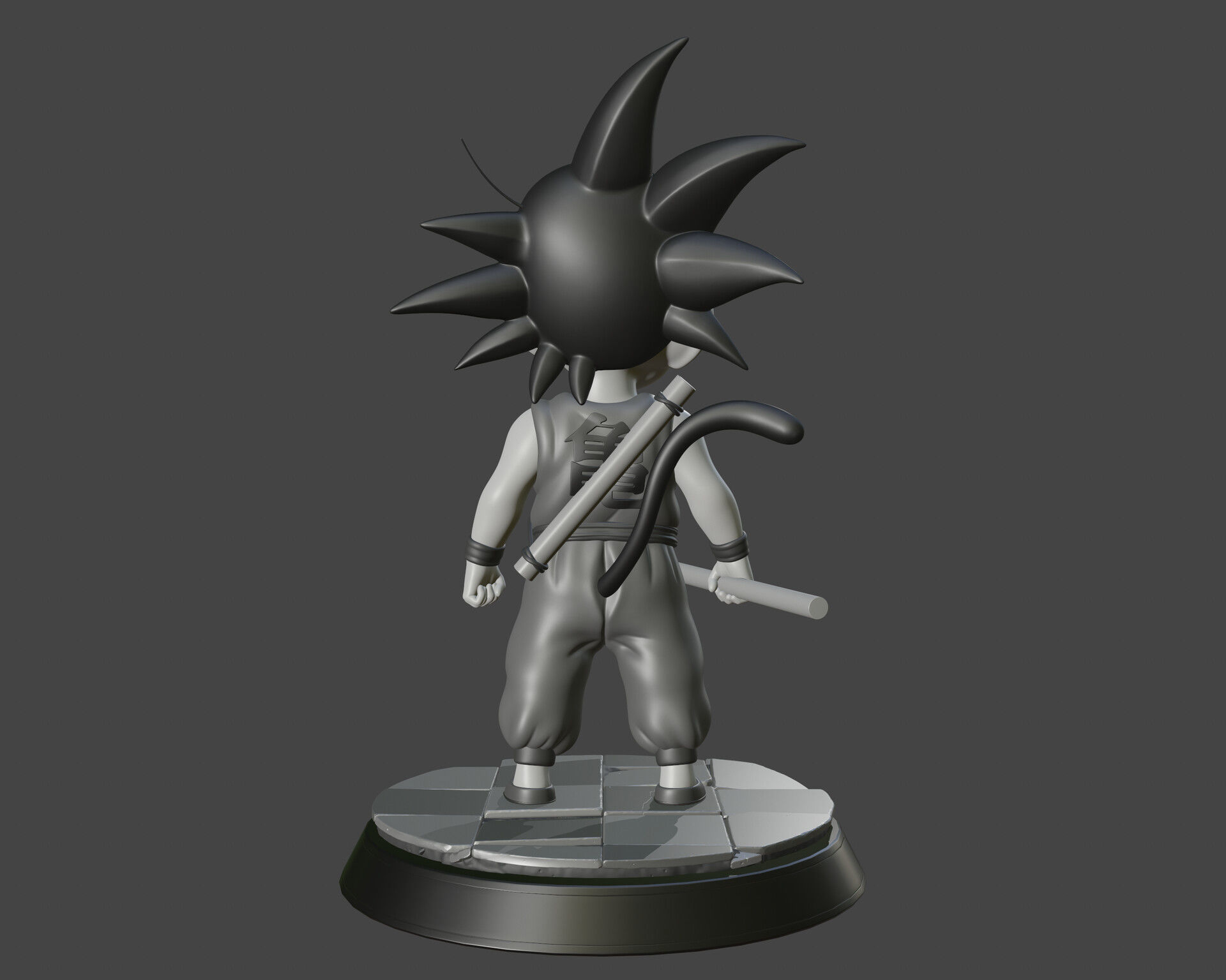 Goku by Dragon Ball Z 3D print model_5