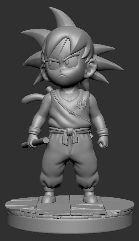 Goku by Dragon Ball Z 3D print model_7