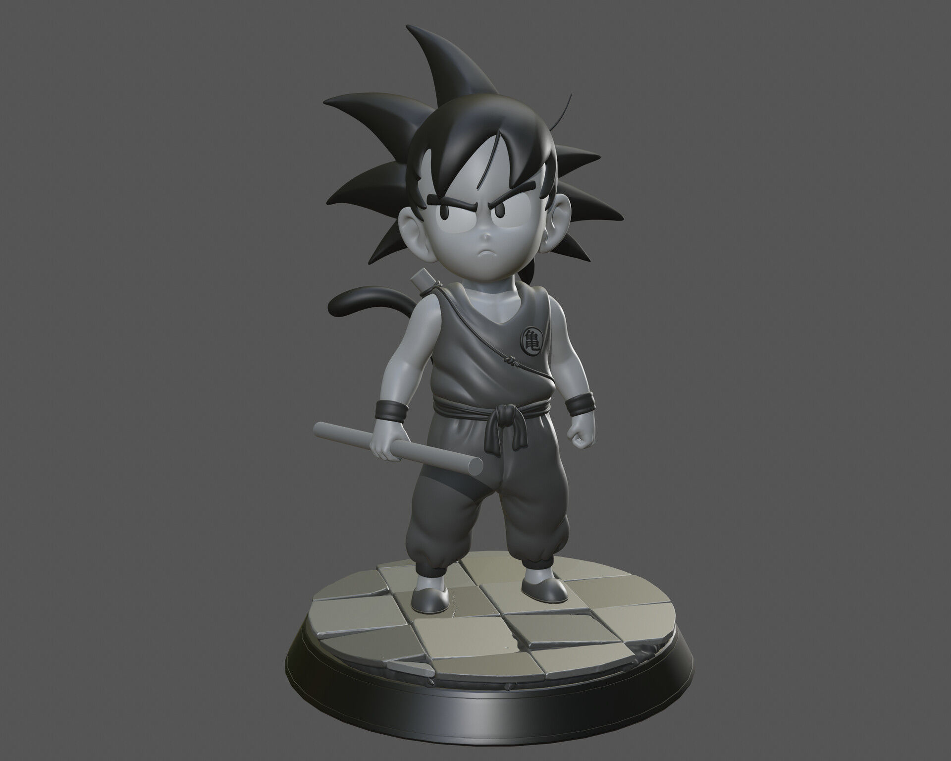Goku by Dragon Ball Z 3D print model_3