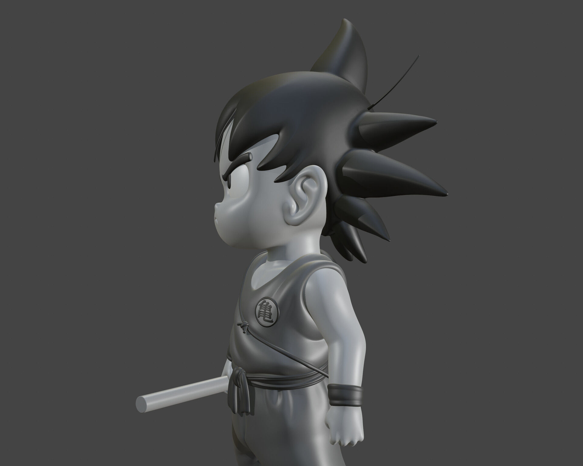Goku by Dragon Ball Z 3D print model_2