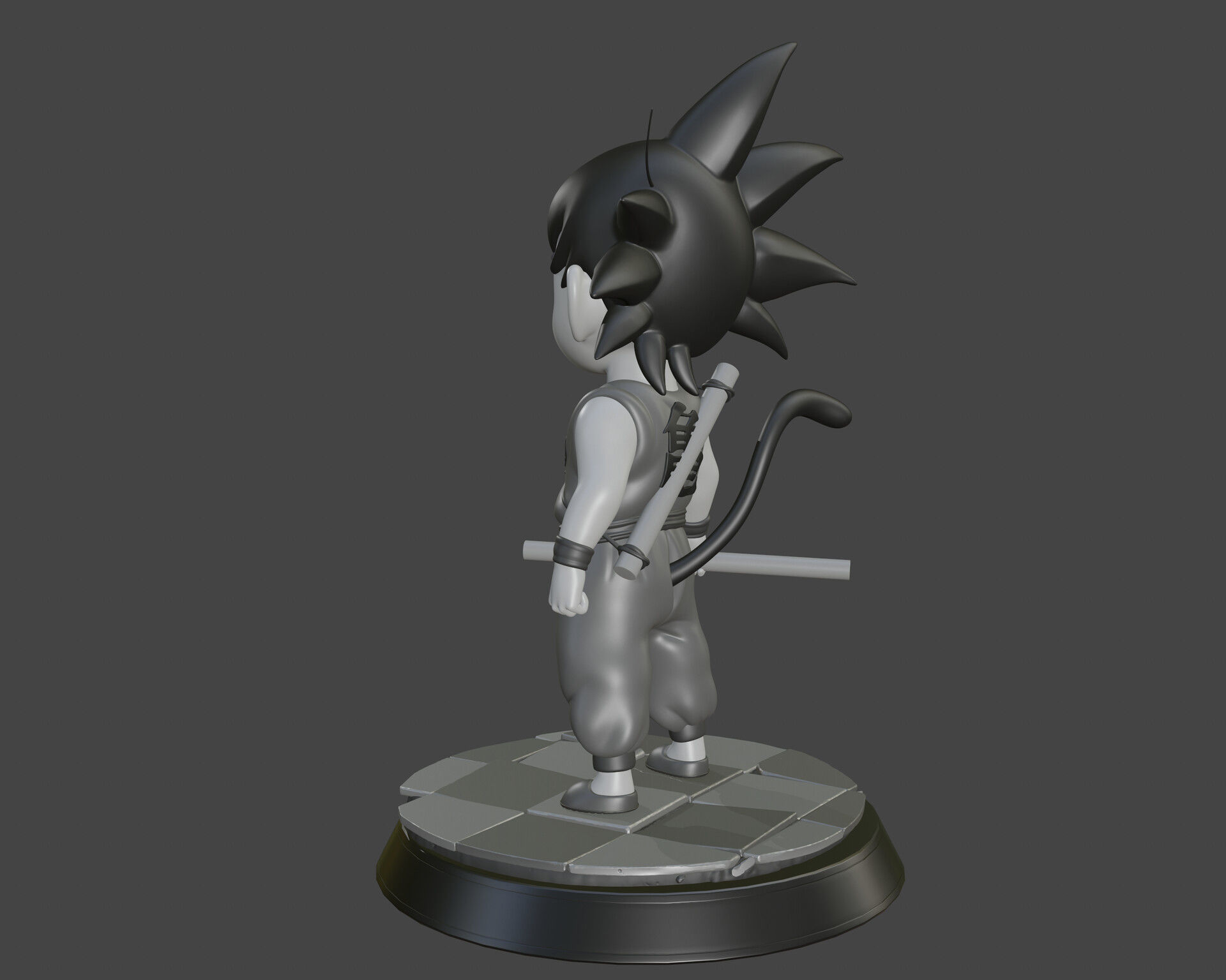Goku by Dragon Ball Z 3D print model_4