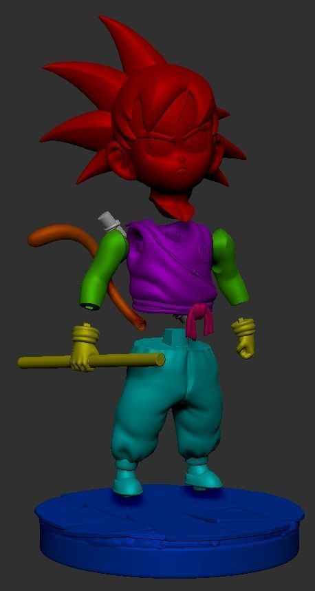Goku by Dragon Ball Z 3D print model_8