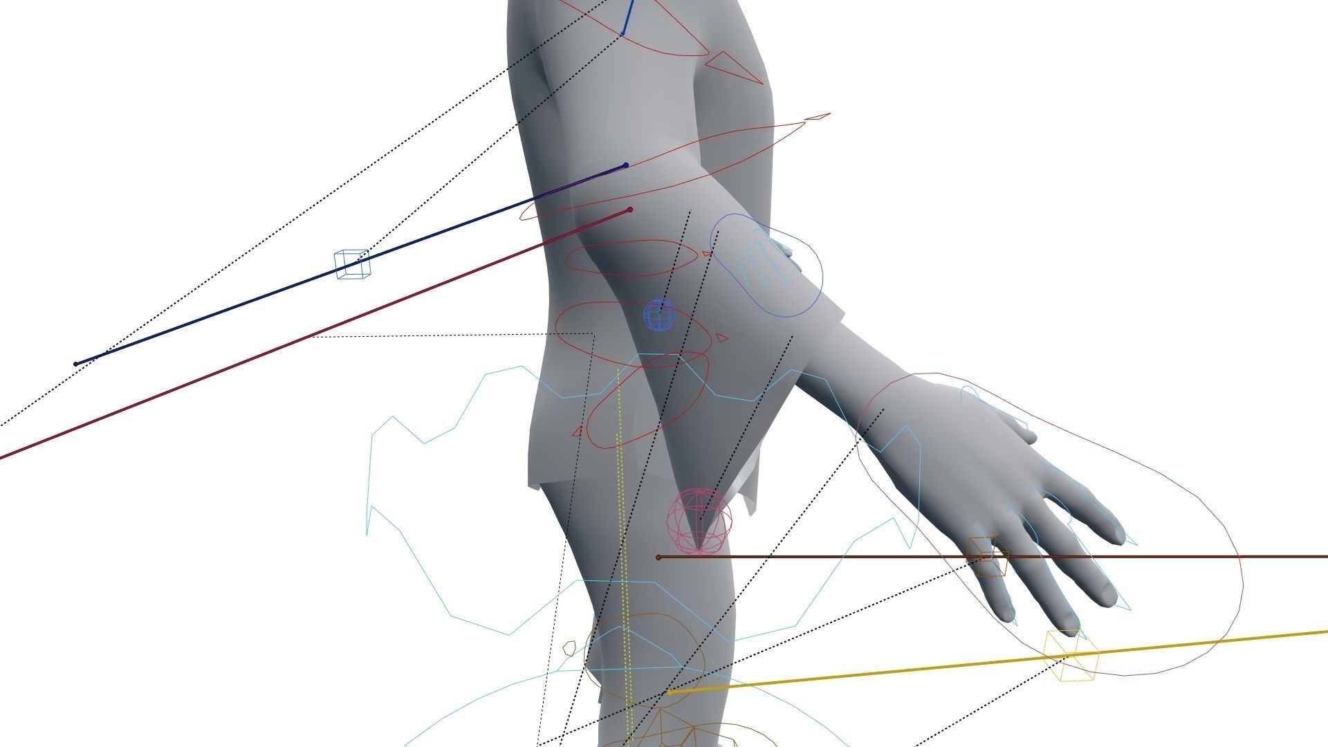 Japanese Style Ghost Boy With PBR Materials And Multiple Skins Low-poly 3D model_33