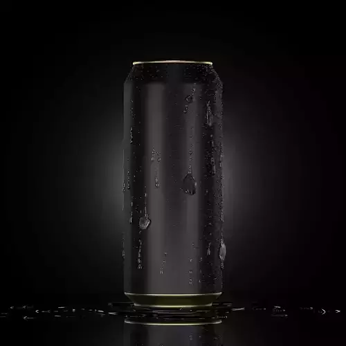 Beverage Can With Water Droplets 500ml