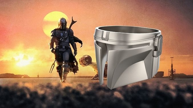 Mandalorian Ring 3D print model