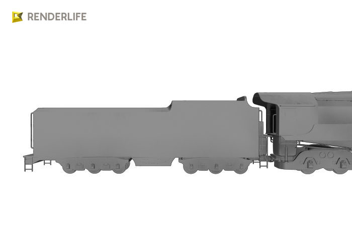 I-5 Type Steam Locomotive 3D model_3