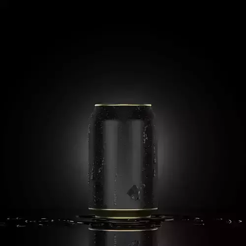 Beverage Can With Water Droplets 330ml
