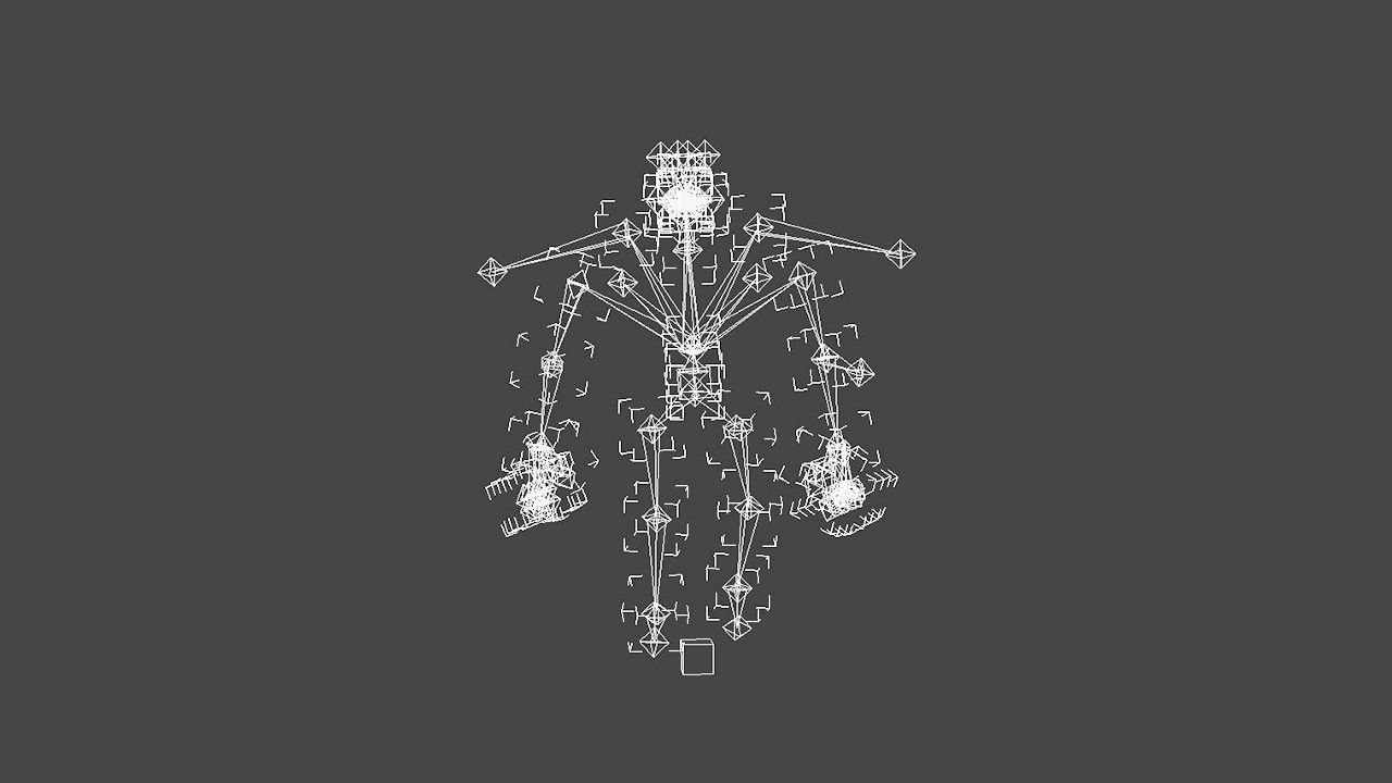 BUZZ-001 Walking Animation Low-poly 3D model_6