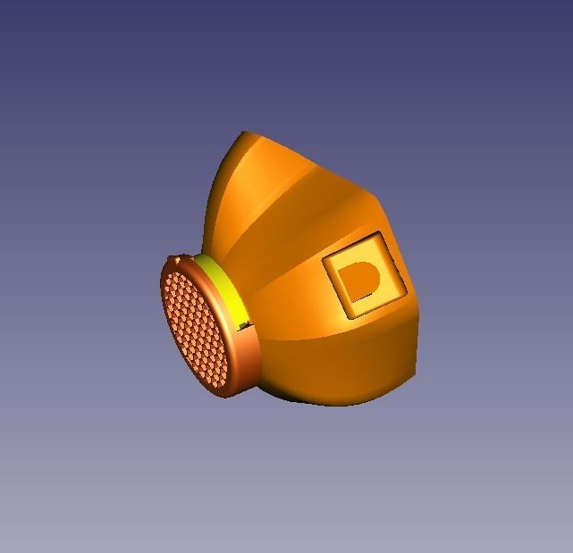 PROTECTIVE MASK covid-19  3D print model_2